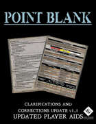 Point Blank V is for Victory Clarifications and Corrections Updated Player Aids v1.1