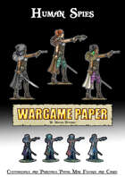 Human Spies - Customizable and Printable Paper Mini Figures and Cards
