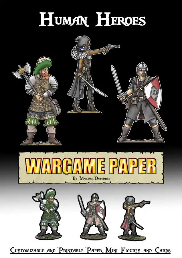 Human Heroes [BUNDLE] - WargamePaper | Bundle | Humans | DriveThruRPG
