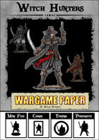Witch Hunters - Customizable and Printable Paper Mini Figurines and Cards
