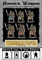Hobgoblin Warriors - Customizable and Printable Paper Mini Figurines and Cards