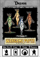 Dryads - Customizable and Printable Paper Mini Figures and Cards