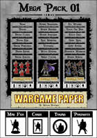 WargamePaper_Mega Pack 01 [BUNDLE]