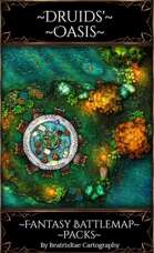 Druids' Oasis {Fantasy Battlemap Pack} 40x30