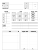 Character Sheets Compatible with Worlds Without Number