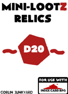 Mini-Lootz: Relics for ICRPG