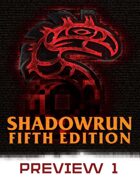 Shadowrun: Fifth Edition Preview #1