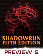 Shadowrun: Fifth Edition Preview #5
