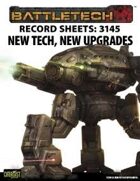 BattleTech: Record Sheets: 3145 New Tech, New Upgrades