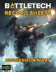 BattleTech: Record Sheets: Succession Wars