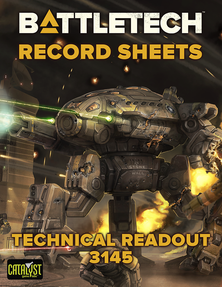 BattleTech: Record Sheets: 3145 - Catalyst Game Labs | BattleTech ...