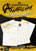 Anarchy 2.0 - Custom sheets