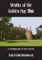 Sleuths of the Golden Age Mini