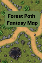 Forest Path Fantasy Map