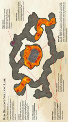 One Page Dungeon #3 - Red Dragon's Volcano Lair