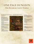 One Page Dungeon #4 - The Bugbear God's Temple