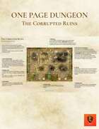 One Page Dungeon #8 - The Corrupted Ruins