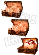 Wooden Mimic / Chest of Tentacles, Three Variations (RPG Stock Art)