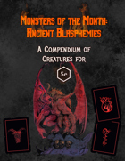 Monsters of the Month: Ancient Blasphemies