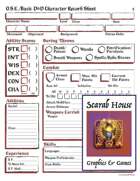 OSE-B/X D&D Character Sheet Set - fillable pdf