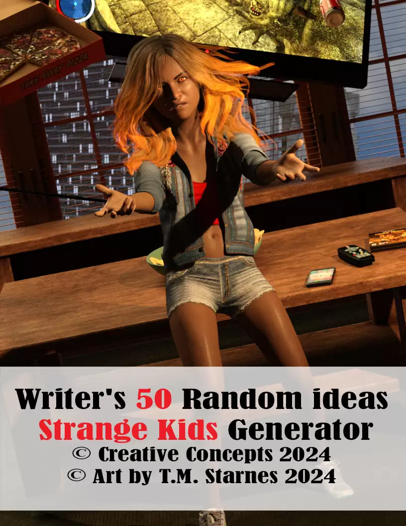 Writer’s 50 Random Ideas Strange Kids Generator