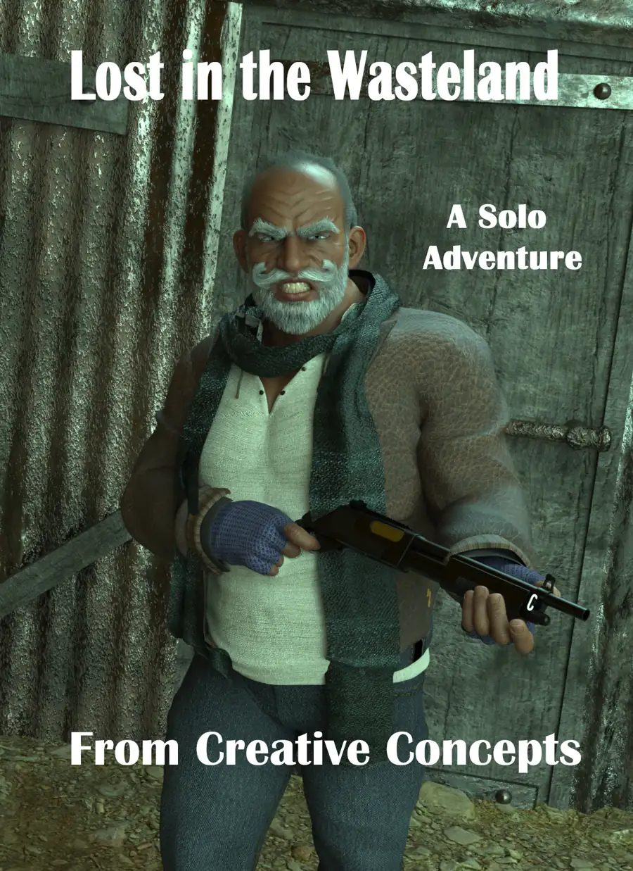 Cover of Lost in the Wasteland: A Solo Post-Apocalyptic Adventure Game
