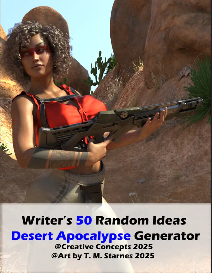 Writer’s 50 Random Ideas Desert Post-Apocalyptic Generator