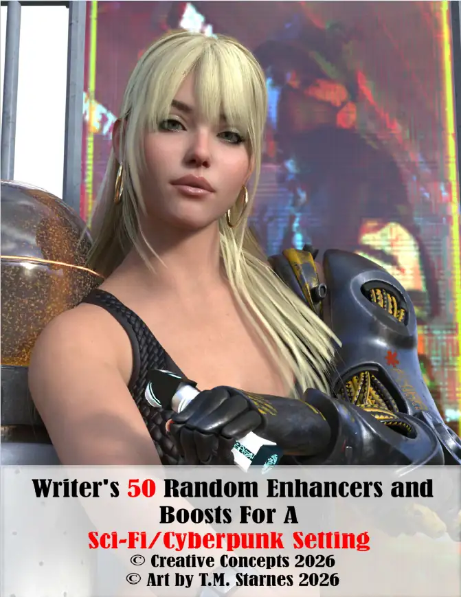 Writer’s 50 Random Enhancers and Boosts for a SCI-FI/Cyberpunk Setting