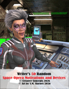 Writer’s 50 Random Space Opera Motivations and Devices