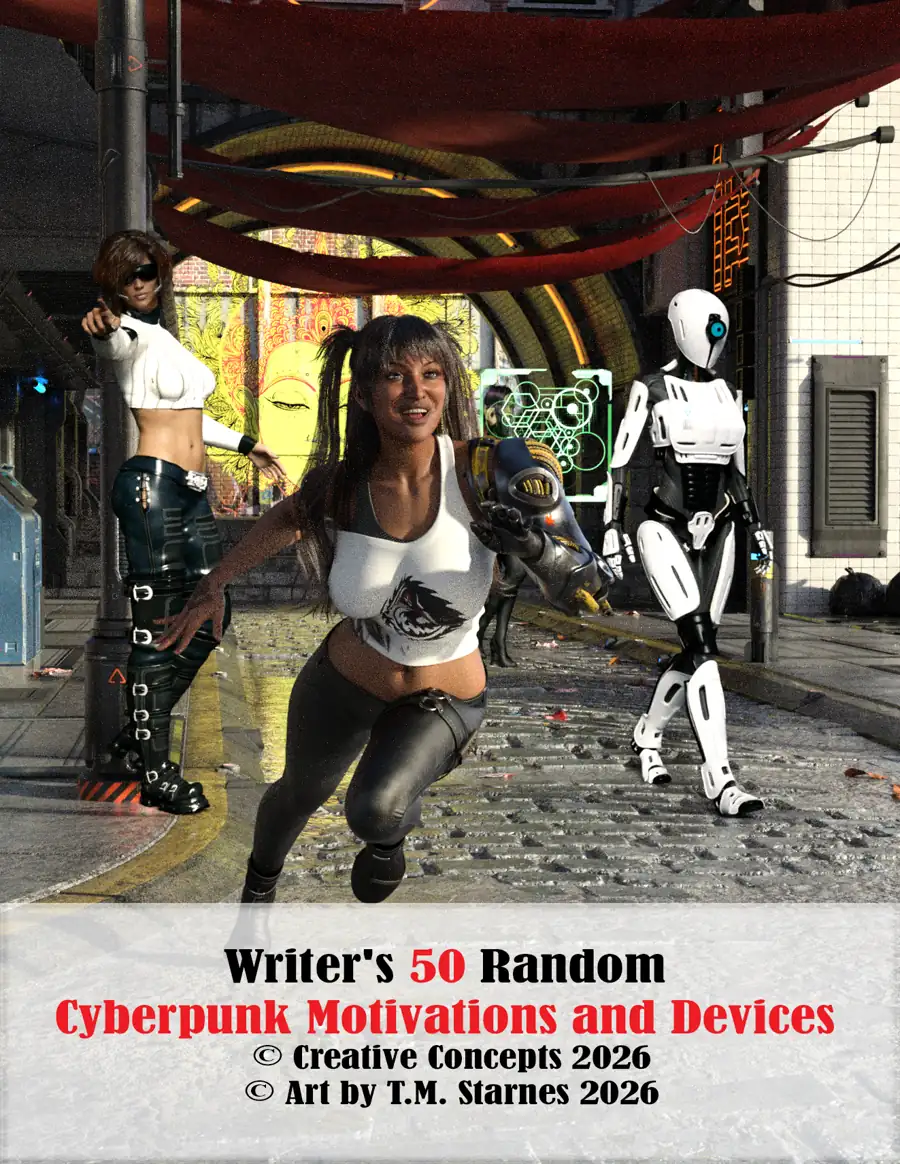 Writer’s 50 Random Cyberpunk Motivations and Devices