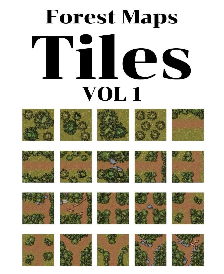 Forest Maps Tiles - Ancient Red Fox | DriveThruRPG