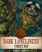 8K, 4K Dark Loneliness Forest Map