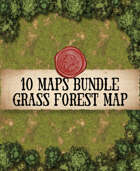 10 Bundle (40 JPG 4K) Grass Forest Map