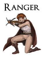 Half Elf Ranger Stock Art