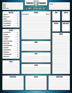 Prowlers & Paragons Ultimate Edition Hero Sheet