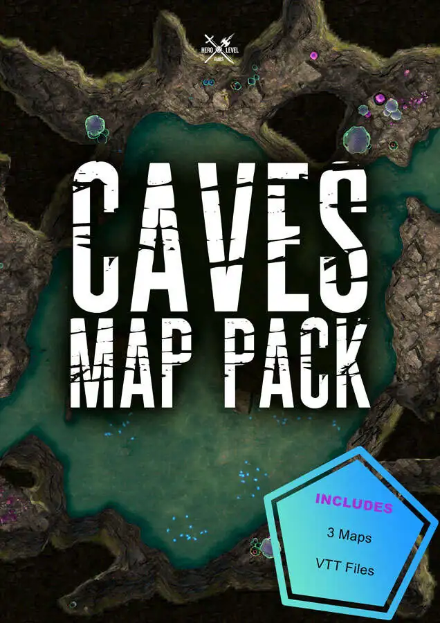 Caves Map Pack Hero Level Games - 491855.webp