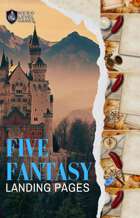 5 Fantasy TTRPG VTT Landing Pages