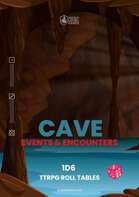 Fantasy TTRPG Roll Table Events in a Cave