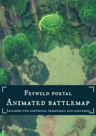 Feywild portal animated battlemap