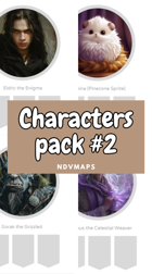 Characters: cards & portraits pack #2
