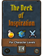 Deck of Inspiration - Deck 1 - for levels 1-4