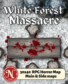 White Forest Massacre 30x40 Horror RPG Map Pack for Halloween Vampire Dark Theme