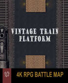Vintage Train Platform, RPG Battle Map