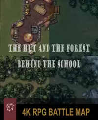 School Library, RPG Battle Map - RPG 1411 | DriveThruRPG