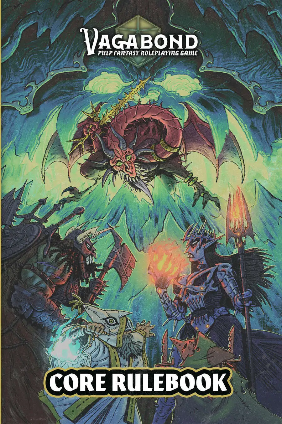 Cover of Vagabond // Pulp Fantasy RPG - Core Rulebook