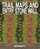 A4 20X30 Trail Maps And Entry Stone Wall