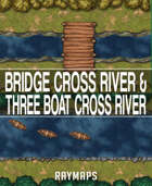 A4 20X30 Bridge Cross River & Three Boat Cross River