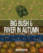 A4 20X30 Big Bush & River In Autumn