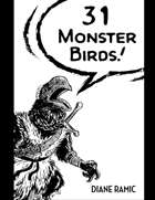 31 Monster Birds Zine