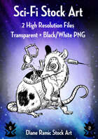 Cybernetic Lab Rat Stock Art
